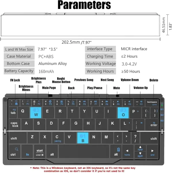 Keyboard with Magnetic Stand (ga-gm)